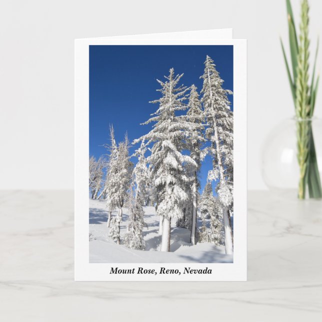Mount Ro Reno Nevada Photograph av J.Halko Kort (Framsida)