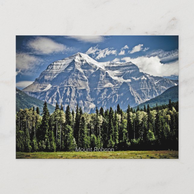 Mount Robson, Canadian Rockies Vykort (Framsida)