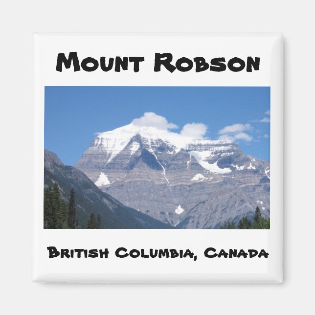 Mount Robson Magnet (Framsidan)