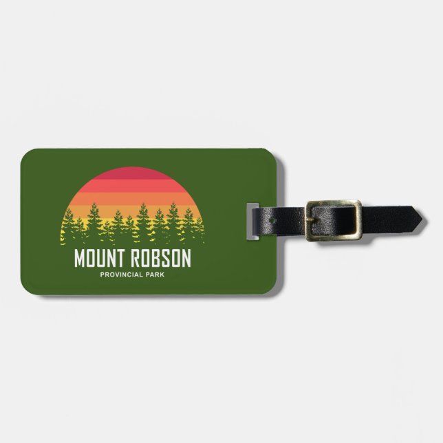 Mount Robson Provincial Park Bagagebricka (Horisontell Framsida)