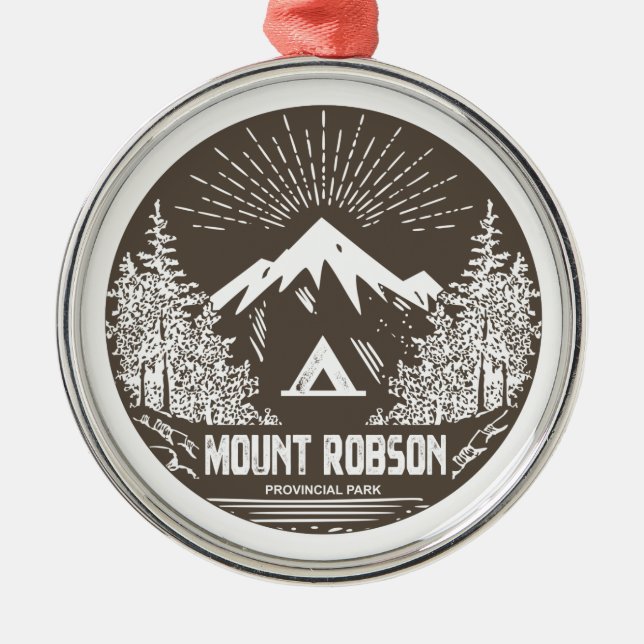 Mount Robson Provincial Park Julgransprydnad Metall (Framsidan)