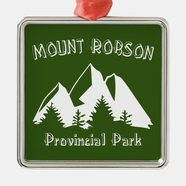 Mount Robson Provincial Park Julgransprydnad Metall (Framsidan)