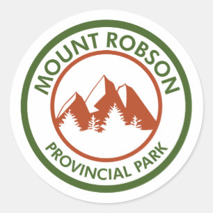 Mount Robson Provincial Park Runt Klistermärke