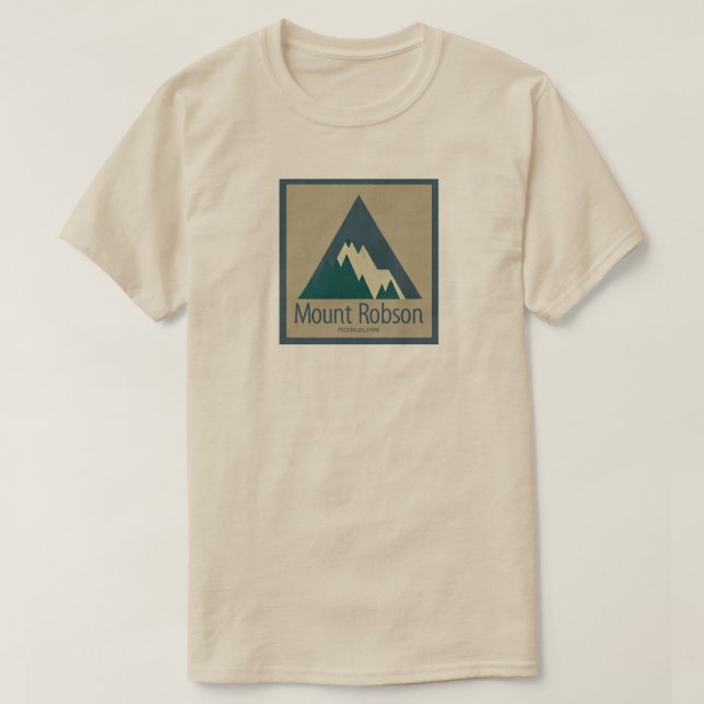 Mount Robson Provincial Park Rustic T Shirt (Design framsida)