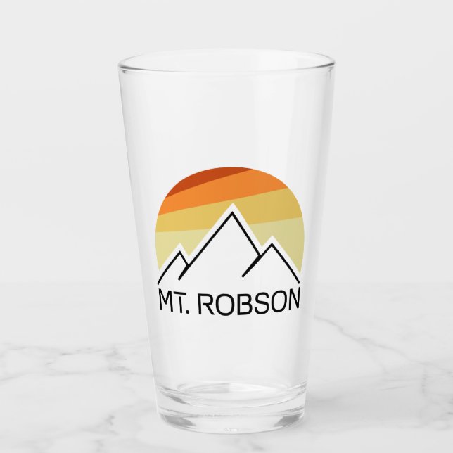 Mount Robson Retro Glaskopp (Framsida)