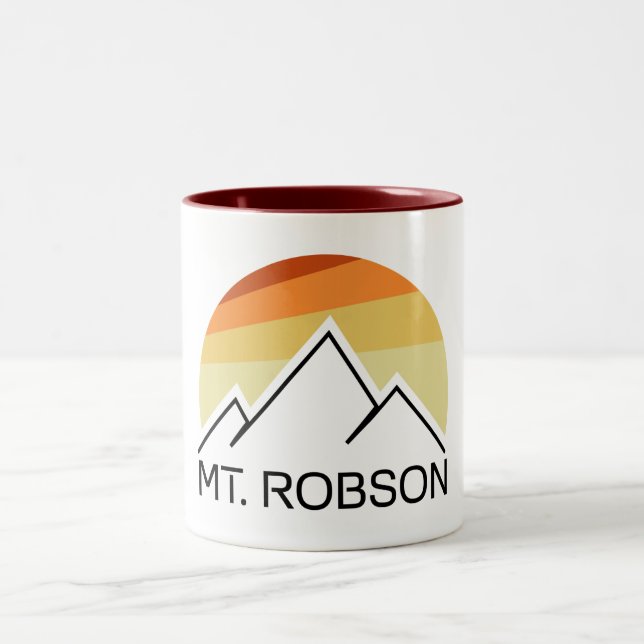 Mount Robson Retro Två-Tonad Mugg (Center)
