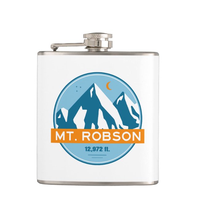 Mount Robson Stars Moon Fickplunta (Framsidan)