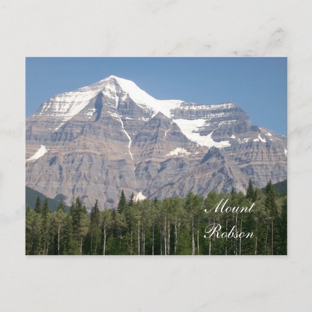 Mount Robson Vykort (Framsida)