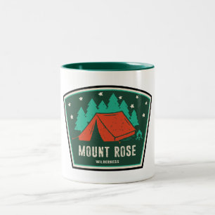 Mount Rose Wilderness Nevada Camping Två-Tonad Mugg
