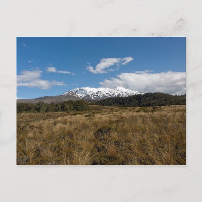 Mount Ruapehu Vykort (Framsida)