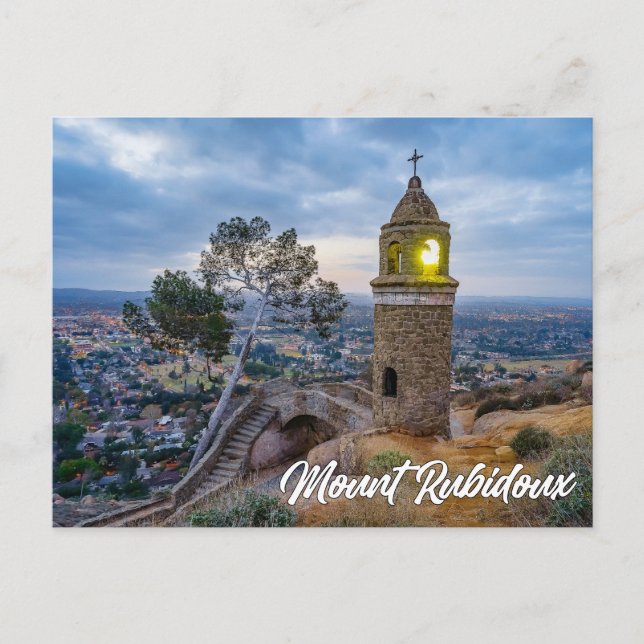 Mount Rubidoux Park, Riverside, Kalifornien, USA Vykort (Framsida)