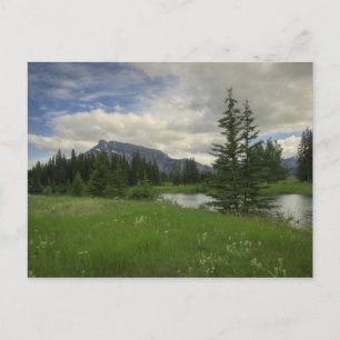 Mount Rundle från Cascade Ponds Vykort