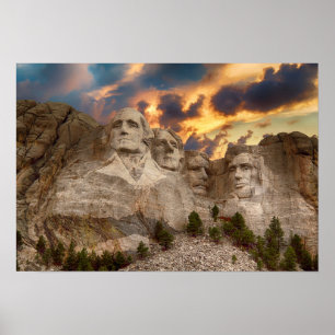 Mount Rushmore affisch