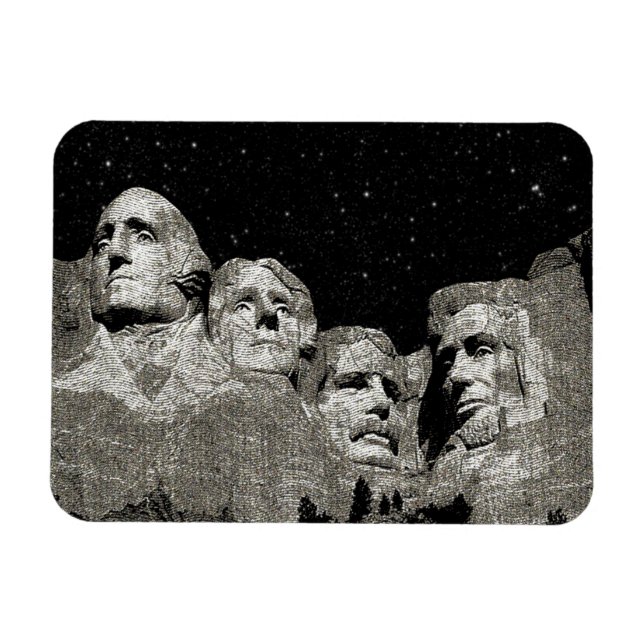 Mount Rushmore American Presidents Magnet (Horisontell)