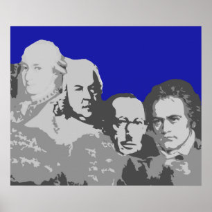 Mount Rushmore av kompositöraffischen Poster