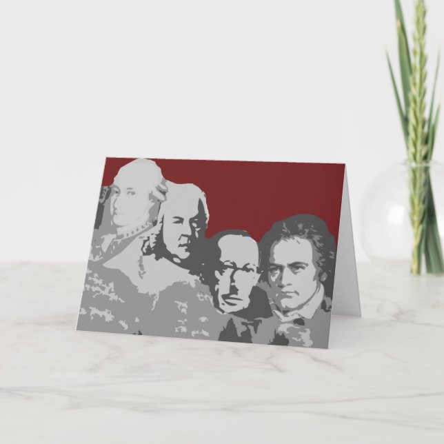 Mount Rushmore av kompositörhälsningkortet Kort (Framsida)
