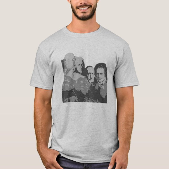 Mount Rushmore av kompositörT-tröja Tee Shirt (Framsida)