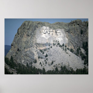 Mount Rushmore Black Hills, South Dakota, USA Poster