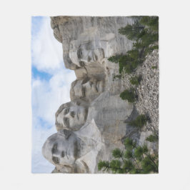 Mount Rushmore Fleece Blanket