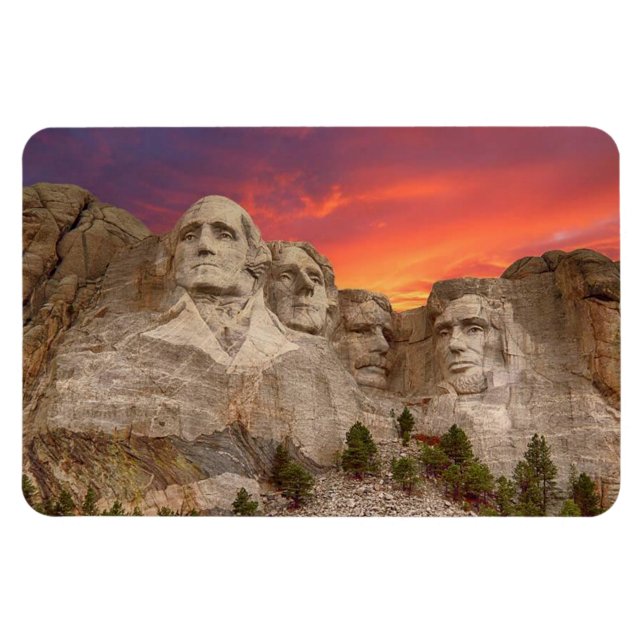 Mount Rushmore Flexible Magnet (Horisontell)