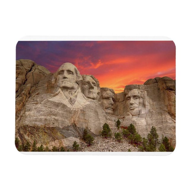 Mount Rushmore Flexible Magnet (Horisontell)
