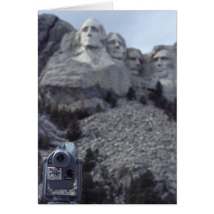 Mount Rushmore Hälsningskort