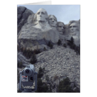 Mount Rushmore Hälsningskort