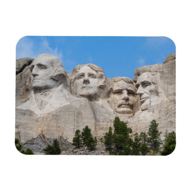 Mount Rushmore i Vår Magnet (Horisontell)