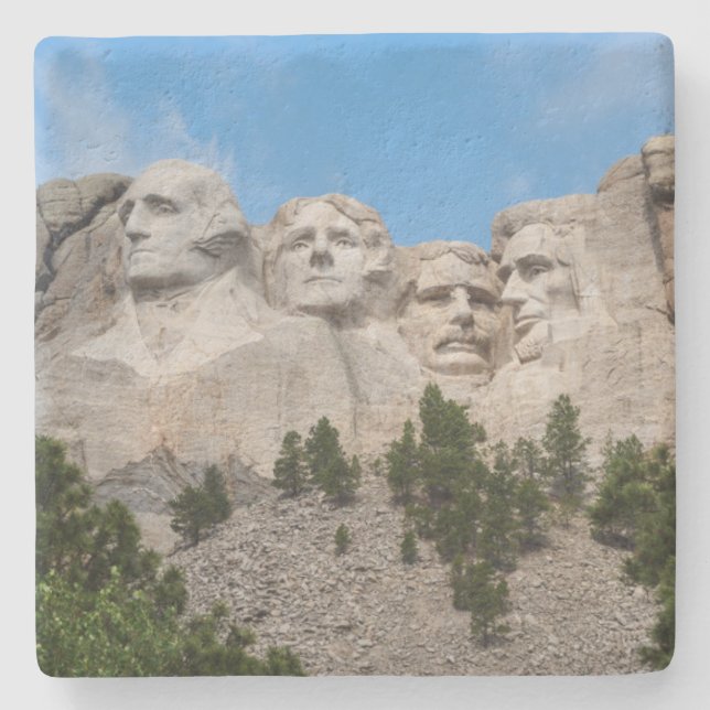 Mount Rushmore i Vår Stenunderlägg (Framsidan)