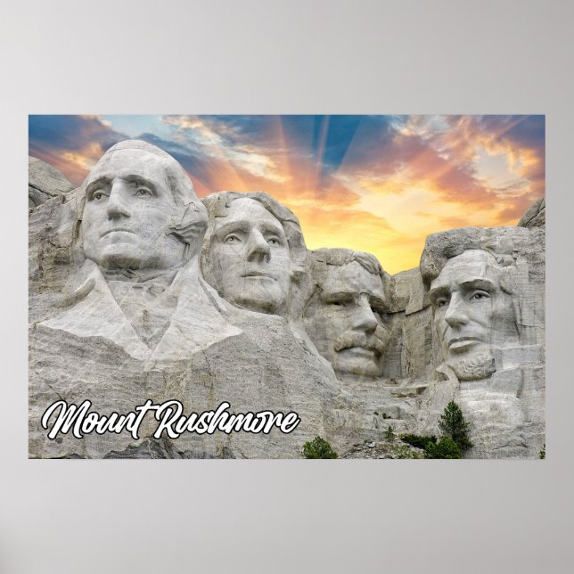 Mount Rushmore, Keystone, South Dakota Poster (Framsidan)