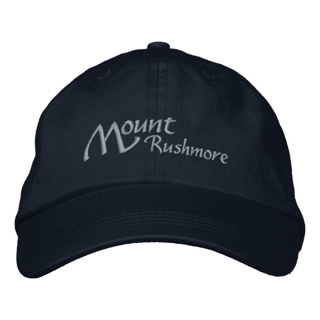 Mount Rushmore Keystone South Dakota USA Hat Broderad Keps (Framsida)