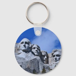 Mount Rushmore Landmark Nyckelring