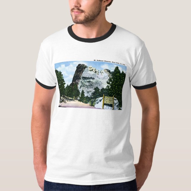 Mount Rushmore minnesmärke, South Dakota T-shirt (Framsida)