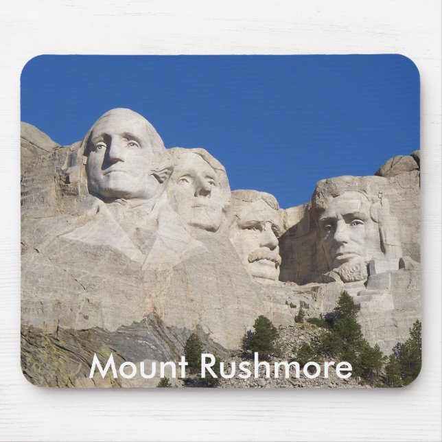 Mount Rushmore Mousepad Musmatta (Framsidan)