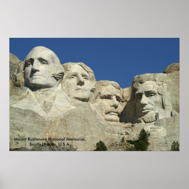 Mount Rushmore National Memorial Poster (Framsidan)
