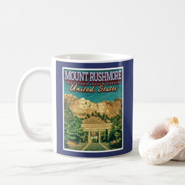 MOUNT RUSHMORE NATIONAL MEMORIAL - SOUTH DAKOTA KAFFEMUGG (Med munk)