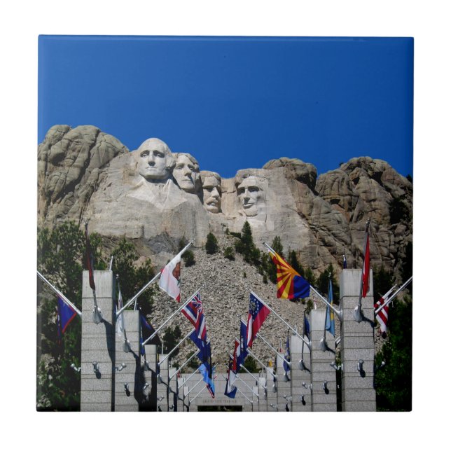 Mount Rushmore National Memorial South Dakota Kakelplatta (Framsidan)