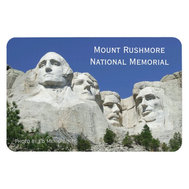 Mount Rushmore National Memorial, South Dakota Magnet (Horisontell)