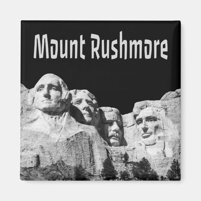 Mount Rushmore National Memorial South Dakota Magnet (Framsidan)
