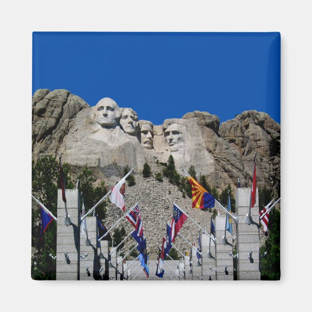 Mount Rushmore National Memorial South Dakota Magnet (Framsidan)