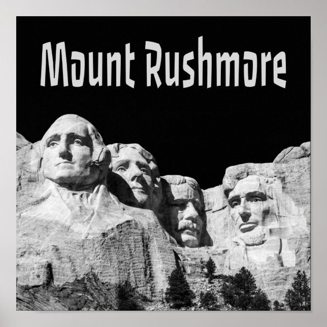 Mount Rushmore National Memorial South Dakota Poster (Framsidan)