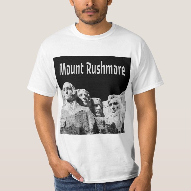 Mount Rushmore National Memorial South Dakota T Shirt (Framsida)