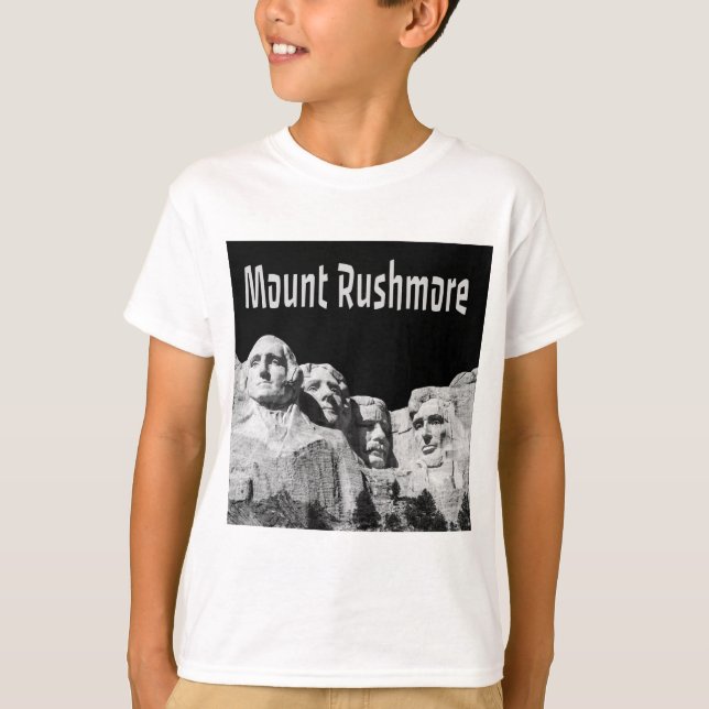 Mount Rushmore National Memorial South Dakota T Shirt (Framsida)