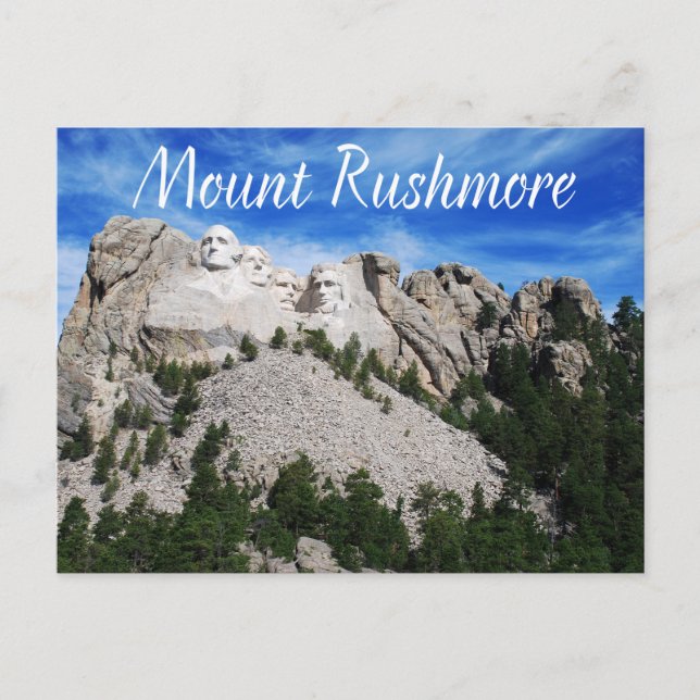 Mount Rushmore National Memorial South Dakota USA Vykort (Framsida)