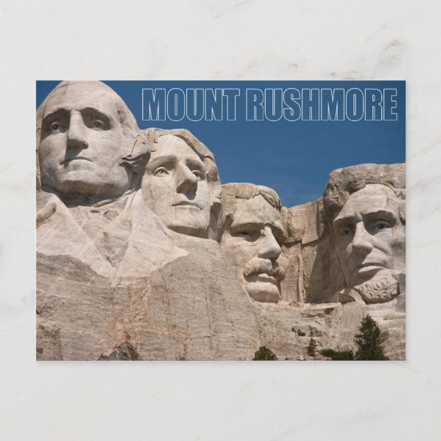 Mount Rushmore National Memorial South Dakota Vykort (Framsida)