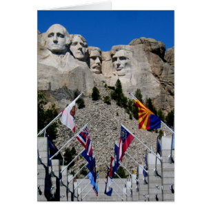 Mount Rushmore National Memorial Souvenir Hälsningskort