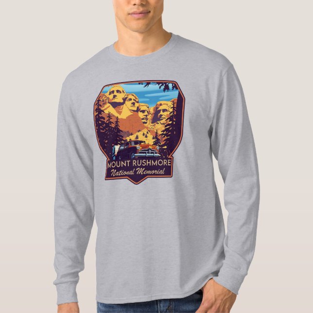 Mount Rushmore National Memorial T Shirt (Framsida)