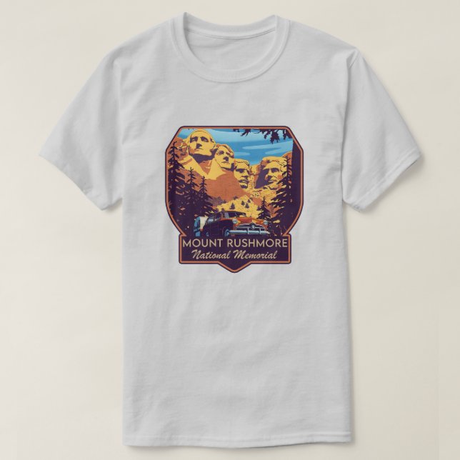 Mount Rushmore National Memorial T Shirt (Design framsida)
