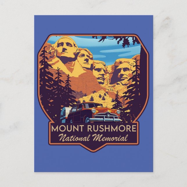 Mount Rushmore National Memorial Vykort (Framsida)