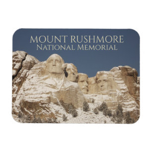 Mount Rushmore National Memorial, Winter Snö Magnet